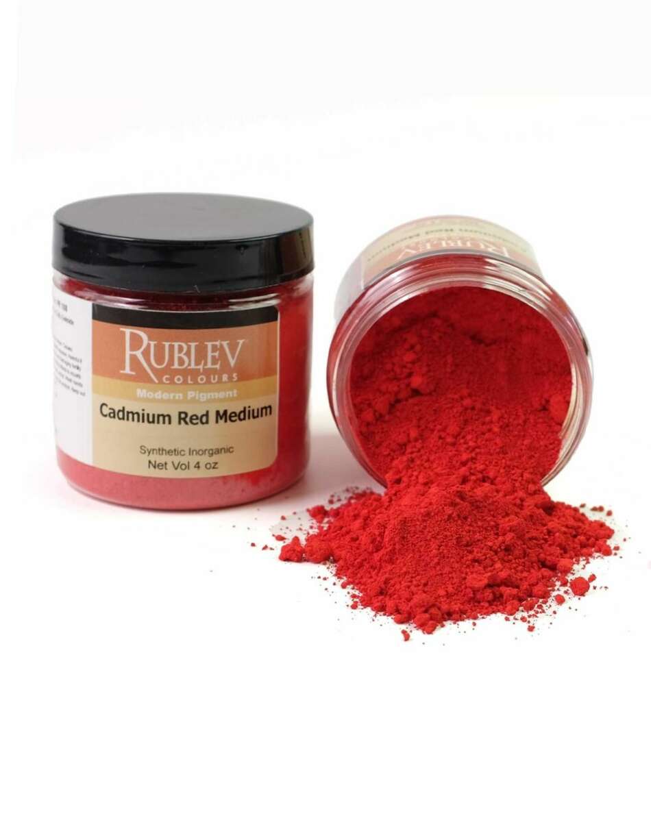Rare and Hard to Find Art Supplies Shop Natural Pigments.com - Cadmium Pigment | Rublev Colours Red Pigment | Pigments, Oil Paint, Watercolors, Cold Wax