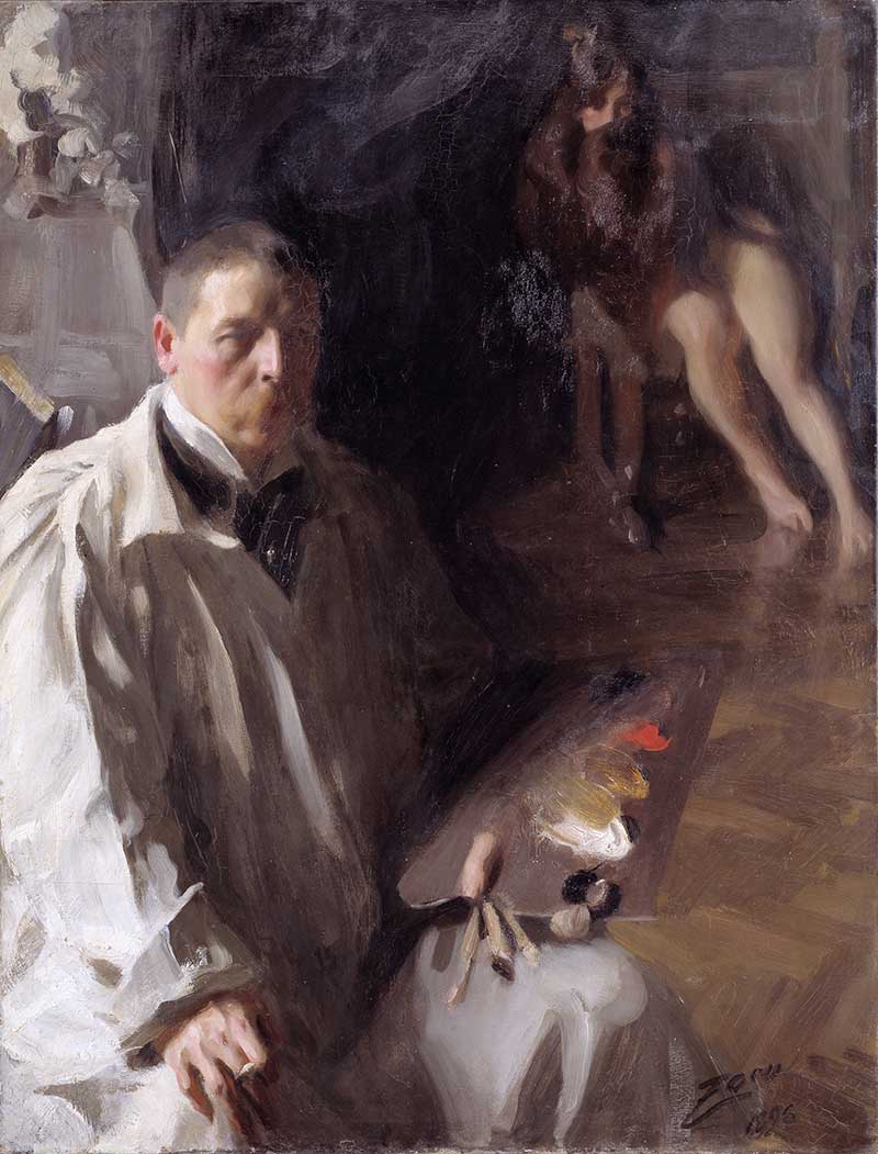 Anders Zorn self-portrait 1895