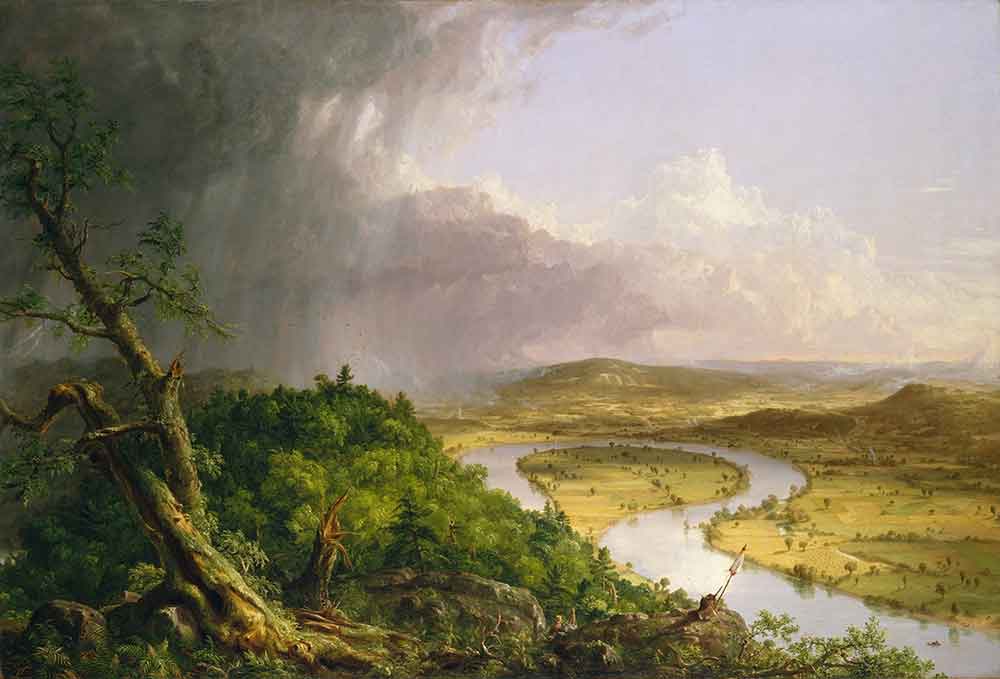 Thomas Cole, View from Mount Holyoke, Northampton, Massachusetts, after a Thunderstorm—The Oxbow