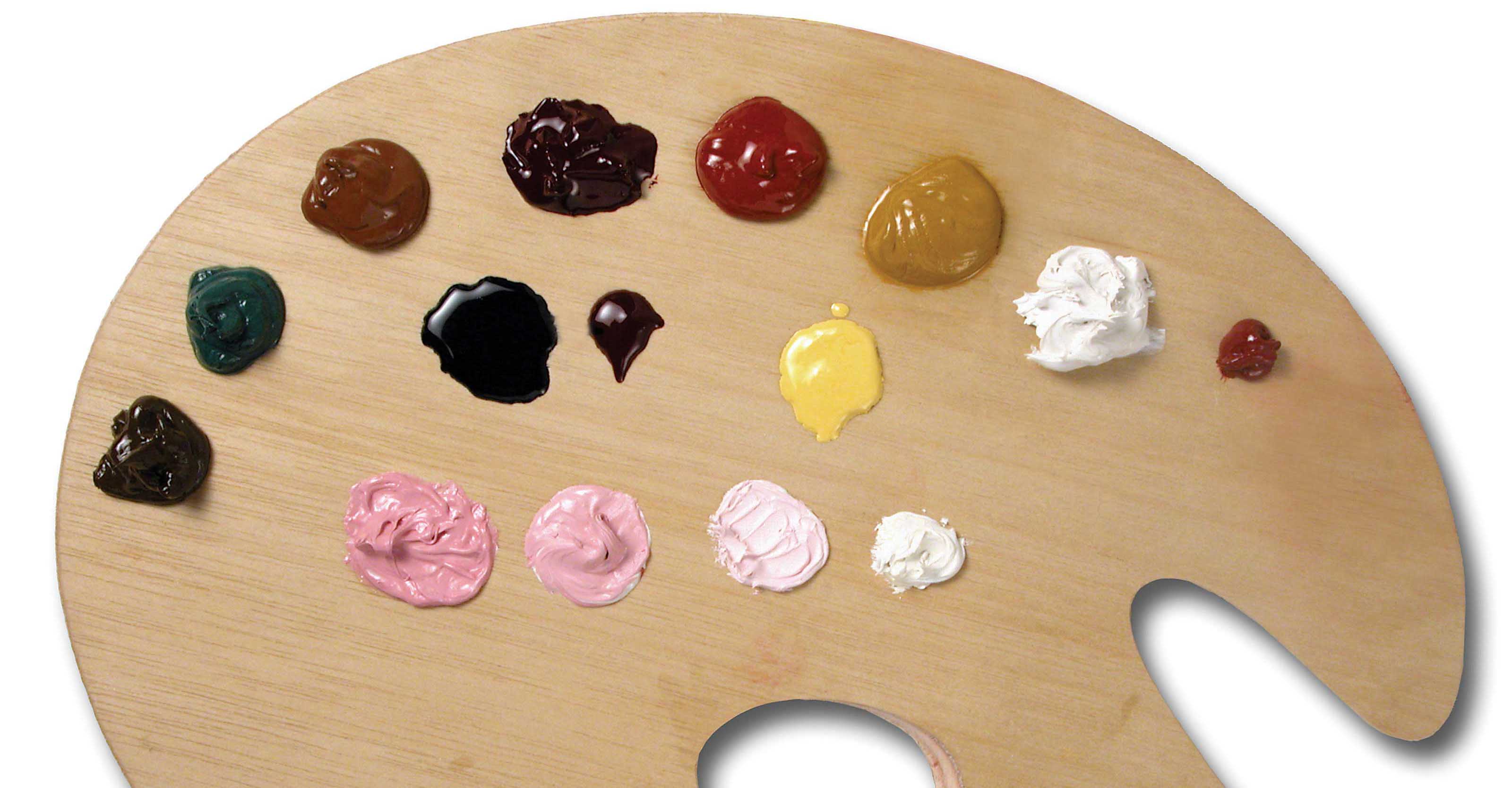 Wooden Watercolor Palette - Natural Earth Paint