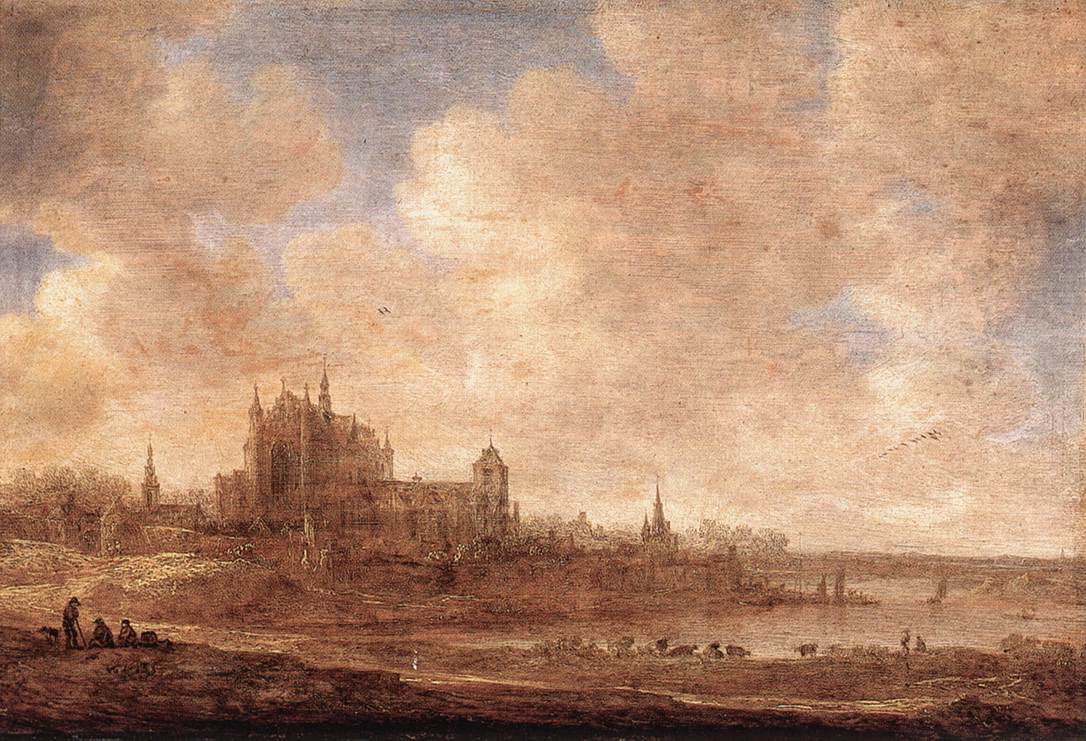 View of Leiden by Jan van Goyen